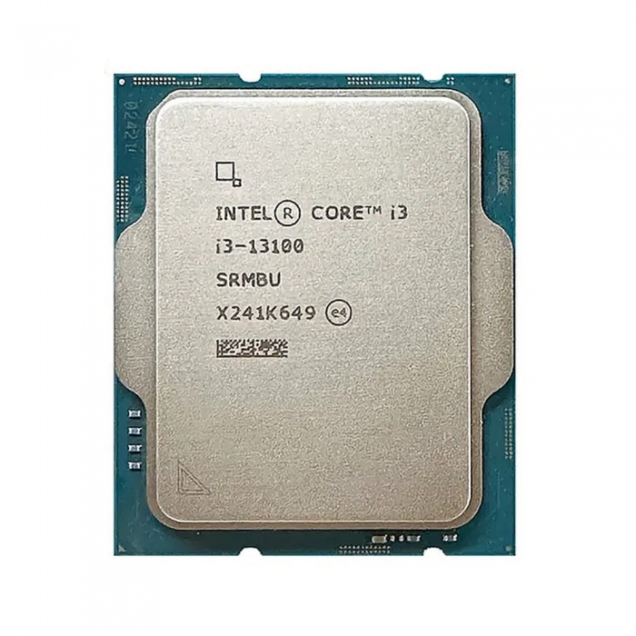 CPU Intel Core i3 13100 (Intel LGA1700 - 4 Core - 8 Thread - Base 3.4Ghz - Turbo 4.5Ghz - Cache 12MB) (Tray chính hãng chưa gồm tản nhiệt)