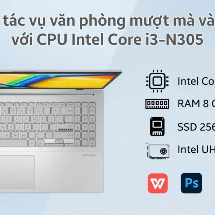 Laptop ASUS Vivobook Go 15 E1504GA-BQ1141W