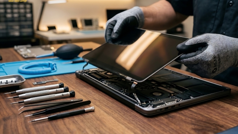 Dịch Vụ Thay Màn Hình Laptop tận nơi Quận Bình Thạnh